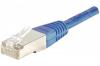 Cordon RJ45 CAT 6 F/UTP bleu - 1 m