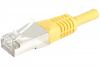 Cordon RJ45 CAT 6 S/FTP jaune - 20 m