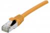 DEXLAN Cordon RJ45 CAT 6A S/FTP LSOH SNG orange - 0,3 m