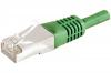 DEXLAN Cordon RJ45 CAT 6A F/UTP vert - 0,15 m