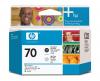 HP 70 t�te d'impression noir photo + gris clair