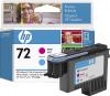 T�te d'impression cyan+magenta HP N72 origine