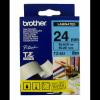 Ruban BROTHER TZ-551 pour �tiqueteuses ( noir/bleu) 24 mm lamin� et perfor� 